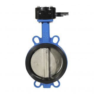 DI wafer pattern gear operated butterfly valve JIS 5K/10K 