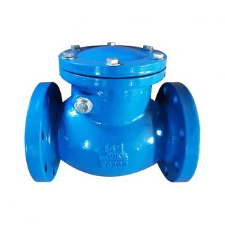 JIS 5K/10K marine cast iron swing check valve 