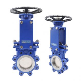 Lug type PN10 ptfe seat  knife gate valve 