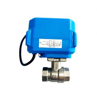  Brass 2 way  electrically operated ball valve 